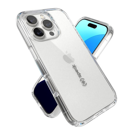 Speck Gemshell - Custodia per iPhone 16 Pro (trasparente)