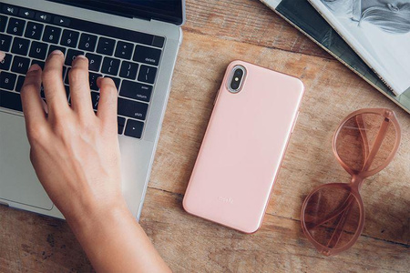 Moshi iGlaze - iPhone Xs Max Hülle (Taupe Pink)