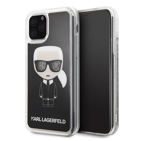 Karl Lagerfeld Iconic Glitter - iPhone 11 Pro Max Case (Black)