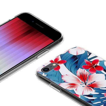 Crong Flower Case - Tasche iPhone SE (2022/2020) / 8 / 7 (Muster 03)