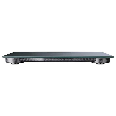 Grundig - Pèse-personne électronique, en verre, jusqu'à 180 kg (argent)