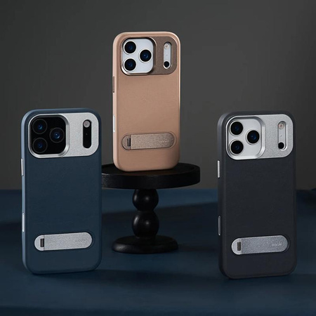 Moshi Kameleon MagSafe - Case iPhone 17 Pro with Stand Function (Midnight Gray)