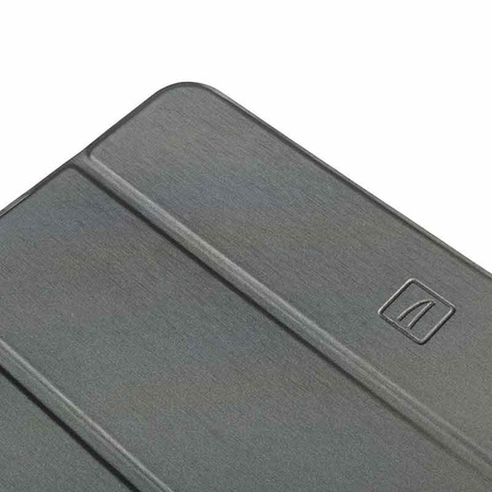 Tucano Satin Case - Etui pour iPad 11" (2025) / iPad 10.9" (2022) avec aimant et support pour Apple Pencil (gris)