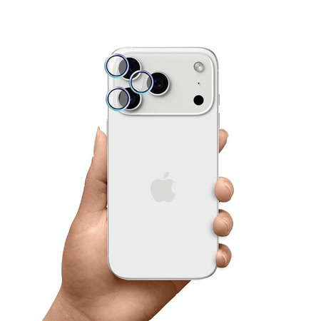 3mk HARDY Lens Protection Pro - Camera Lens Glass for iPhone 17 Pro / iPhone 17 Pro Max (Rainbow)