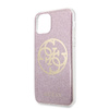 Guess Circle Glitter 4G - iPhone 11 Pro Case (pink)