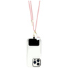 Hello Kitty Patch & Kitty Head Charm - univerzální řemínek na telefon / šňůrka na krk (růžová)
