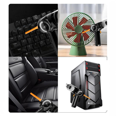 Odkurzacz Samochodowy Bezprzewodowy WEKOME WT-CA05 K Captain Series Czarny