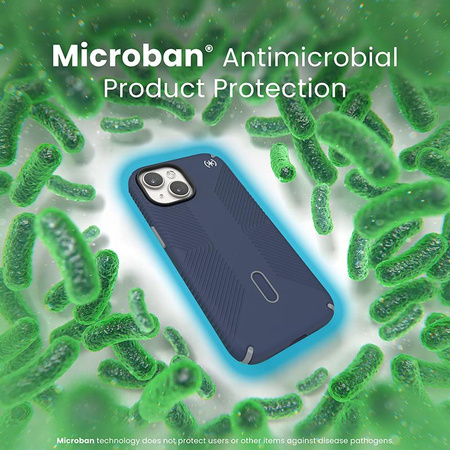 Speck Presidio2 Grip ClickLock & MagSafe - Case iPhone 16e / iPhone 15 / iPhone 14 / iPhone 13 (Coastal Blue / Dust Gray / White)