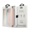 Karl Lagerfeld Silicone Ikonik Outline - iPhone 11 Case (pink)