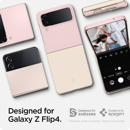 Spigen Airskin - pouzdro pro Samsung Galaxy Z Flip 4 (růžové)