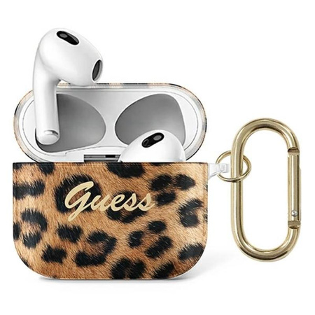 Guess Leopard - pouzdro pro Airpods 3