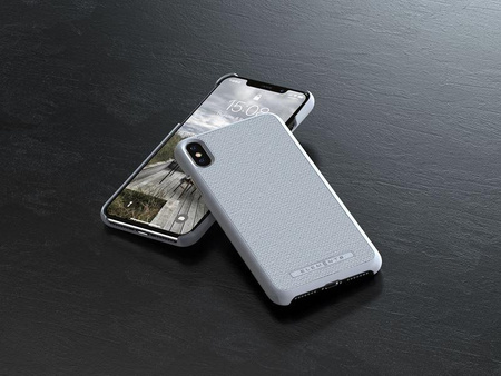 Nordic Elements Original Idun - Materiálové pouzdro pro iPhone Xs Max (světle šedé)