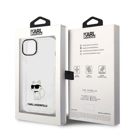 Karl Lagerfeld IML NFT Choupette - Coque iPhone 14 (Transparent)