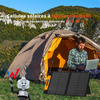 Wonder Ws60 - Panneau solaire / chargeur solaire 60W avec sortie USB-C PD 30W & USB-A QC 18W (Noir)