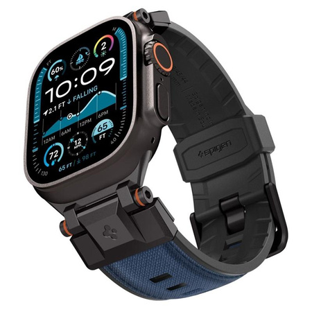 Spigen DuraPro Armor - Armband für Apple Watch 44/45/46/49 mm (Navu Blau)