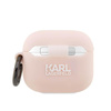 Karl Lagerfeld szilikon NFT Karl Head 3D - AirPods 3 tok (rózsaszín)