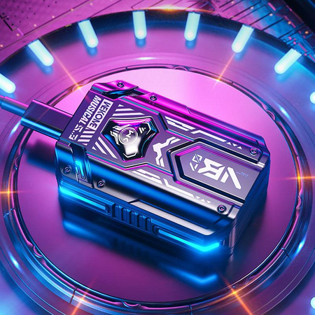 WEKOME VB07 Mecha Series - Bluetooth V5.3 TWS Wireless Headphones with Charging Case (Black)