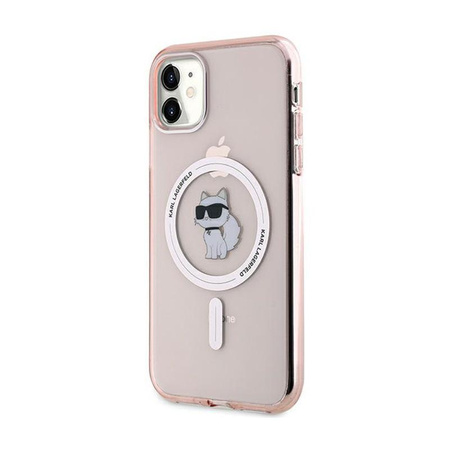 Karl Lagerfeld IML Choupette MagSafe - Case for iPhone 11 (Pink)