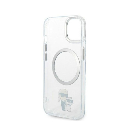 Karl Lagerfeld IML NFT Karl & Choupette MagSafe - iPhone 14 tok (átlátszó)