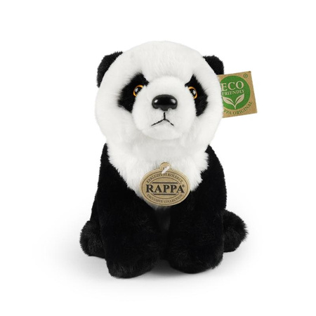 Rappa - Plush Realistic Sitting Panda 23 cm Eco-Friendly Soft Collection