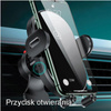 USAMS US-CD132 - Autohalterung mit kabelloser 15-W-Ladung (schwarz)