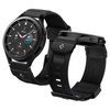 Spigen Rugged Band - szíj Samsung Galaxy 4 / 4 Classic / 5 / Active 2 / Huawei Watch GT 2 42 mm-es órához (fekete)