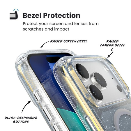 ETUI MAGSAFE PANCERNE DO IPHONE 17 PRO MAX Speck BROKATOWE BEZBARWNE CASE