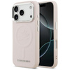 Karl Lagerfeld Initial & Metal Logo MagSafe - Hülle für iPhone 17 Pro (rosa)