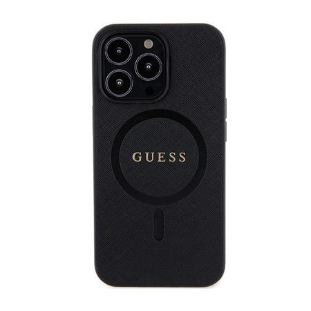 Guess Saffiano MagSafe - Case for iPhone 13 Pro (black)