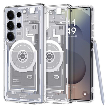 Spigen Ultra Hybrid Mag MagSafe - Etui do Samsung Galaxy S25 Ultra (Zero One White)