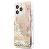 Guess Liquid Glitter Paisley - iPhone 13 Pro Max Case (Gold)