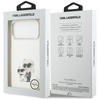 Karl Lagerfeld IML Aquarelle Karl & Choupette & Logo MagSafe - Case for iPhone 17 Pro Max (white)