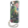 Guess Flower Cord - Schutzhülle für iPhone 13 (Blau)