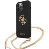 Guess 4G Big Logo Chain - Etui iPhone 12 Pro Max (czarny)