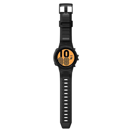 Spigen Rugged Armor Pro - Bracelet + étui pour Samsung Galaxy Watch 4 / 5 40 mm (Graphite)
