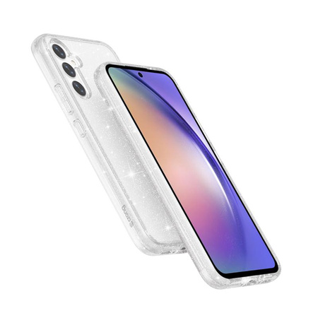 Crong Glitter tok - Samsung Galaxy A54 5G tok (átlátszó)