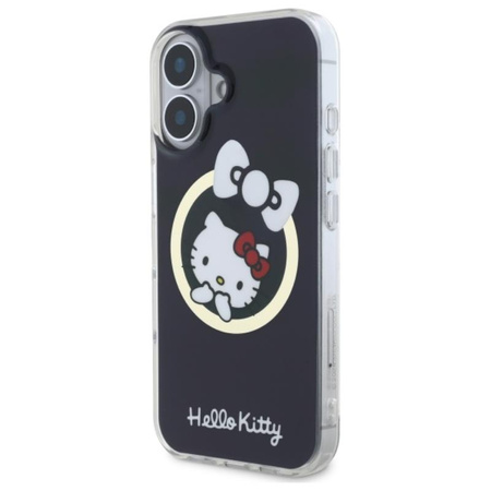 Hello Kitty IML Fun Bow MagSafe - Pouzdro na iPhone 16 (černý)