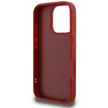 Karl Lagerfeld steppelt aláírás - iPhone 16 Pro tok (piros)