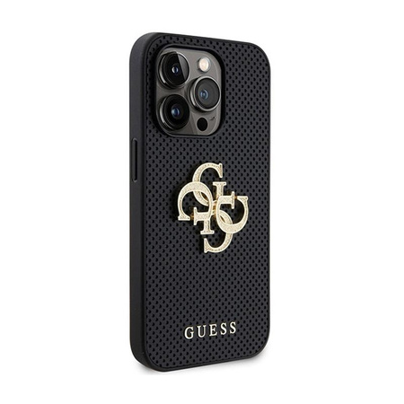 Guess 4G Strass fém logó - iPhone 15 Pro Max tok (ezüst)