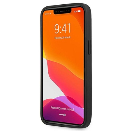 BMW Leather Curve Perforate HC - iPhone 13 Pro Max Case (black)