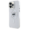 Karl Lagerfeld IML Metal Choupette Head MagSafe - Coque iPhone 14 Pro Max (blanc)