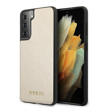 Guess Iridescent - Etui Samsung Galaxy S21 (or)