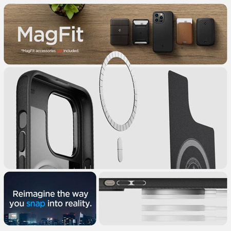 Spigen Mag Armor - Coque pour iPhone 14 Pro Max (Noir)