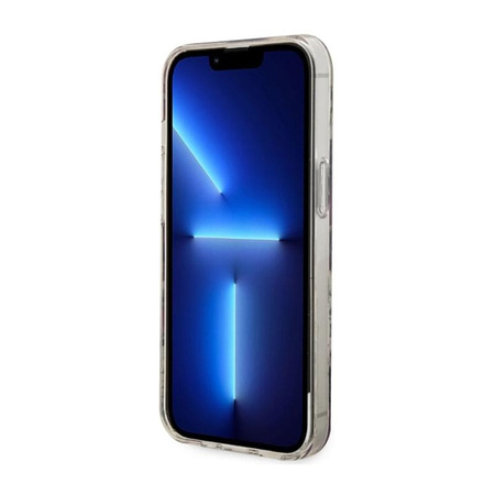 Guess Flower MagSafe - Schutzhülle für iPhone 14 Plus (Pink)