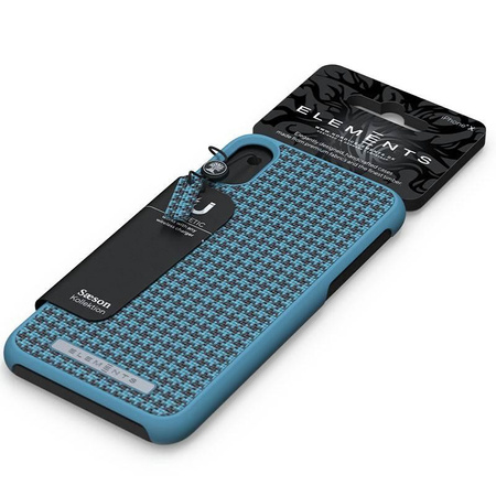 Nordic Elements Saeson Idun - Anyag tok iPhone Xs / X (Petrol)