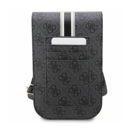 Guess 4G Stripes - Crossbody telefontáska (fekete)