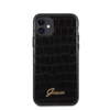Guess Croco Case - Coque pour iPhone 11 (Noir)