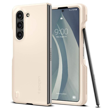 Spigen Thin Fit Pen - Etui pour Samsung Galaxy Z Fold 5 (Ivoire perlé)