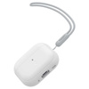 Spigen Silicone Fit Strap - Hülle für Apple AirPods Pro 1 / 2 (Weiß / Grau)