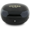 Guess Flat Classic Logo Electroplated - Casque TWS + étui de chargement (noir)
